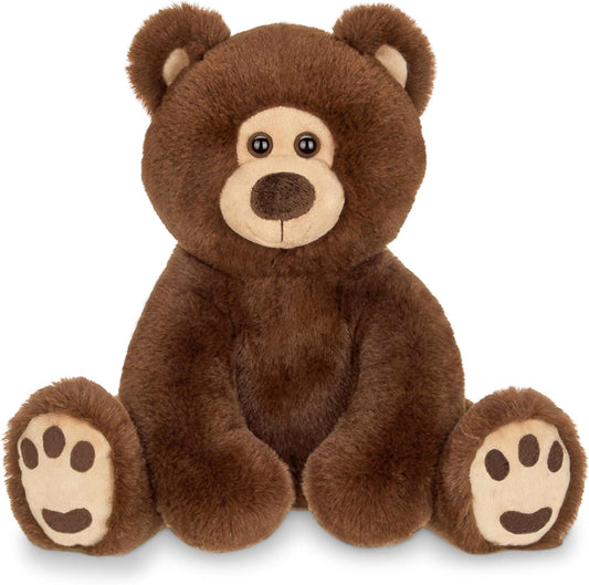 Lil' Barnaby Chocolate Brown Plush Stuffed Animal Teddy Bear, 11.5 Inches